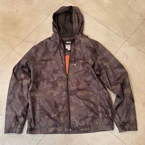 Mossimo Supply Co. Men's Gray Camouflage Windbreaker